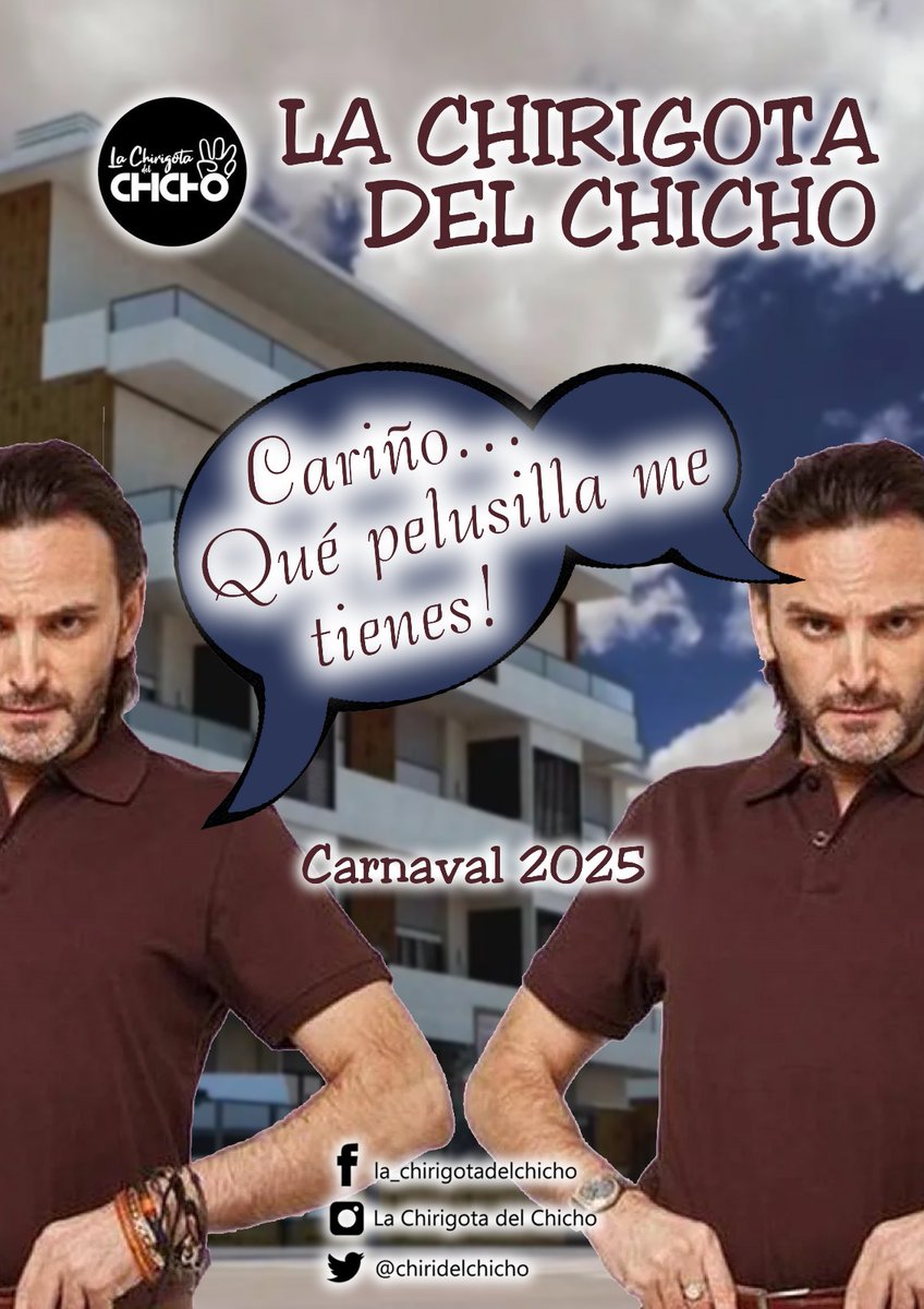 chiridelchicho's tweet photo. Familia buenas tardes!
Anunciamos cosas?
En 2024 fuimos "Cariño...Necesito mi espacio" 
Y para el 2025 seremos...
"Cariño...Qué pelusilla me tienes!

Con las mismas ganas e ilusión, esperamos que os guste y que no se os olvide darnos...cariño! https://t.co/GM3wR6aOOl