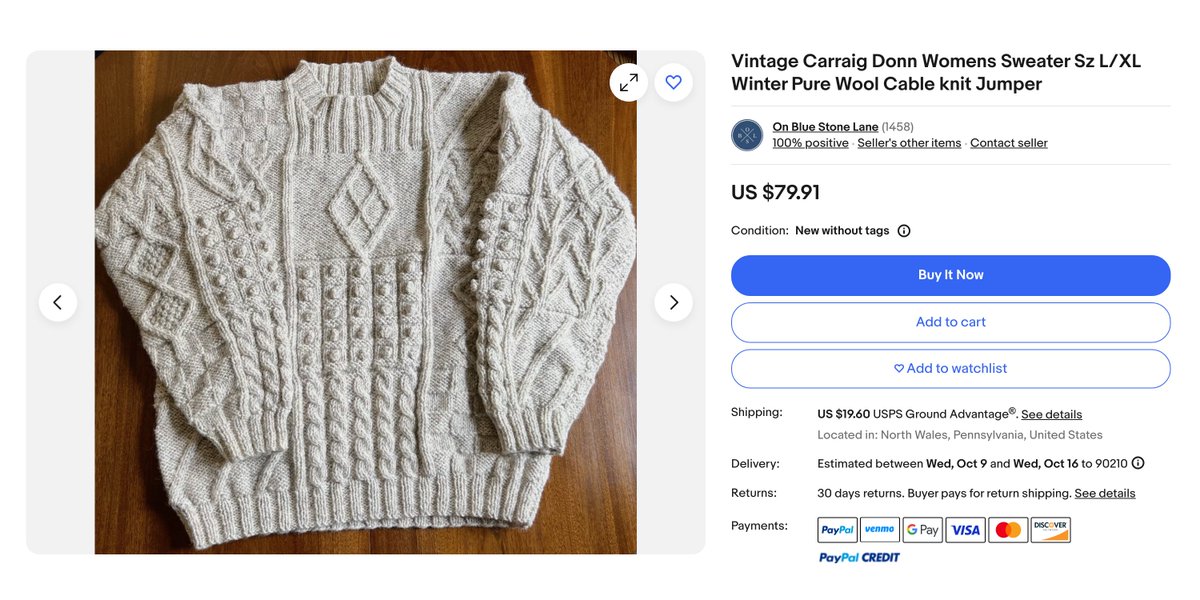 zoeloveshouses's tweet photo. i hate that this same sweater discourse comes up every year. you guys just need to stop buying fast fashion shit and buy vintage from ebay. took me 5 mins to find these https://t.co/JKCfDAwWl3