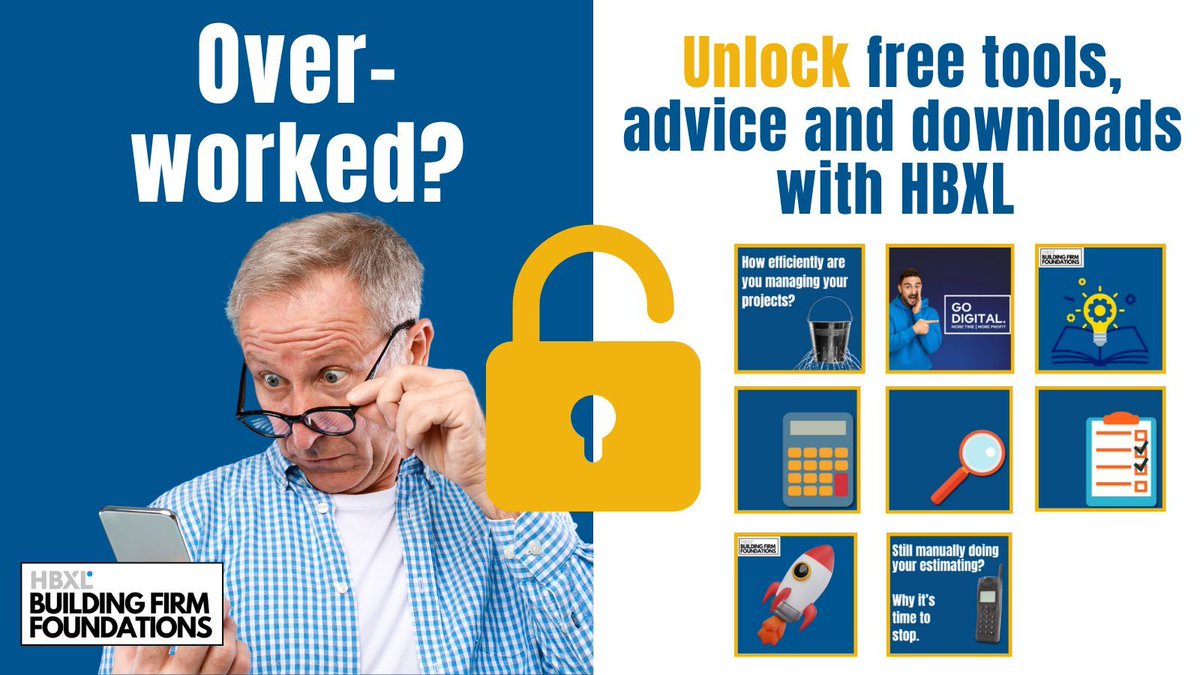 Feeling overworked? Struggling to keep up with jobs, manage staff, and handle endless paperwork? 🚧 
Check out our guide on how NOT to be the overworked builder here: buff.ly/4cBoF72
Discover how to lay the right foundations and take back control: buff.ly/4bBgLcz