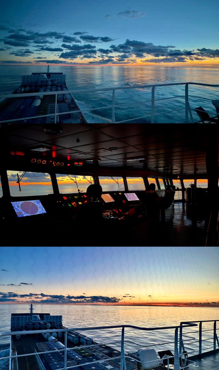 OgilvieCJ's tweet photo. 🌅 #Pulpca - the final sunset.
Last Friday I was apprehensive in an Antwerp bar. Now returning after the most memorable voyage.
📍 https://t.co/g4fETURng2
🧭 We really are 400km E Sunderland, 200km N Amsterdam. Weather perfect.
12 pics from the North Sea tonight… https://t.co/Moegquc6CK