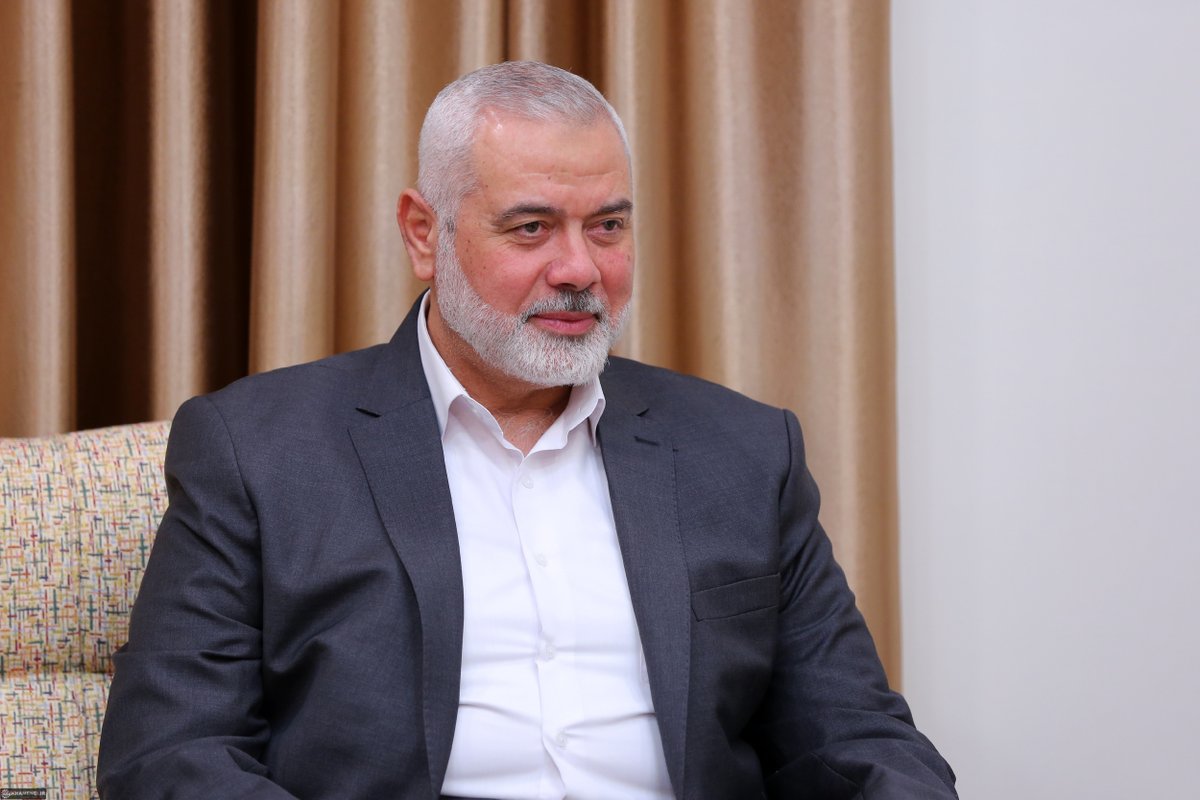May God's greetings be upon the martyred hero, Ismail Haniyeh
