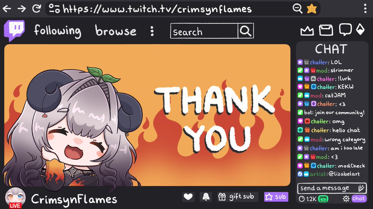 crimsynflames's tweet photo. thank you for coming 🥰

we played april fools mode the entire strim tonight, did some questionable lineups & have some giggles xD other than that nothing too interesting happened kek

many thanks to @-kkyawgaming for the raid, much appreciated <3

sent the lovelys over to lakeu @Lake_Games who's grinding overwatch ranked for the new rank border(?) ow just added in-game. will prolly do it myself tmr and/or sunday, we'll see :D

syn, not signing out yet. gonna go finish my fries & drink before eepy :>