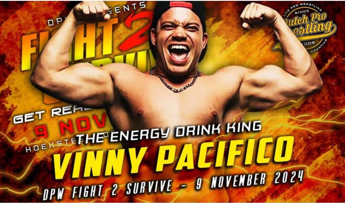 Vinny Pacifico (@vinnypacifico1) on Twitter photo November 9th!!!!
I make my debut in NETHERLANDS🇳🇱🇳🇱 for <a href="/dpwrestling/">Dutch Pro Wrestling</a> Dutch Pro Wrestling to start my second European tour for this year!!
Truly grateful and ready!! LFG!!!!🇳🇱 November 9th!!!!
I make my debut in NETHERLANDS🇳🇱🇳🇱 for <a href="/dpwrestling/">Dutch Pro Wrestling</a> Dutch Pro Wrestling to start my second European tour for this year!!
Truly grateful and ready!! LFG!!!!🇳🇱