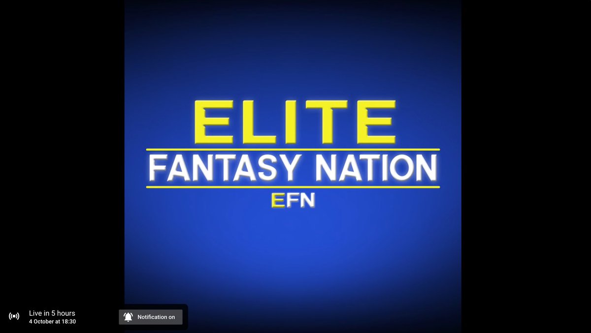 FantasyMattEFN's tweet photo. Join us tonight @ 630pm CST LIVE!! @EliteFantasyN @Citystars136 @MatthewDenis1 

https://t.co/RGjZTvw13O https://t.co/Y4K2HgjquC