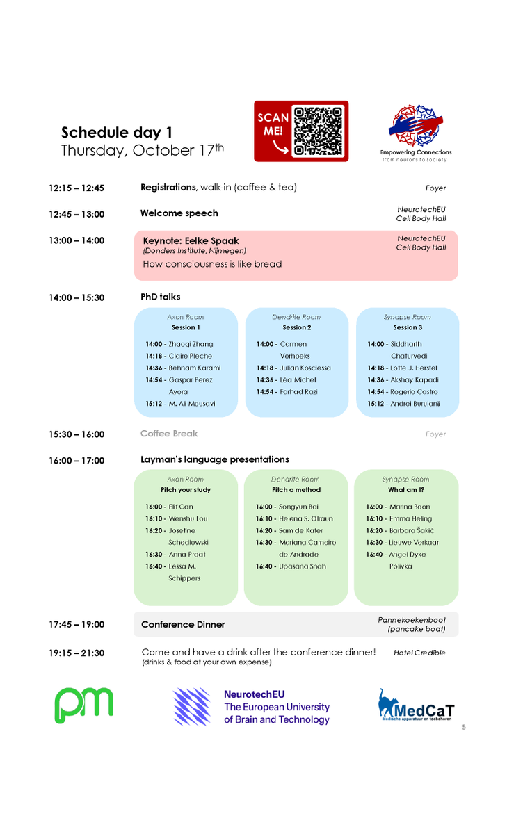 dondersdiscuss's tweet image. 🚨 Exciting News! 🚨
The full program for upcoming Donders Discussions 2024 is now LIVE! 👏✨
Get ready for inspiring talks, insightful panel discussions, and interactive workshops💡🔬 Mark down your favorite session, and stay tuned for the booklet with all the abstracts!