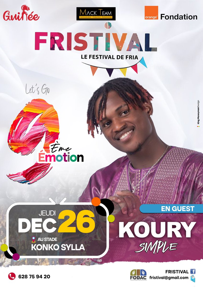 Ca fait 9 ans on fait ça <a href="/Fondation_OGN/">Fondation Orange Guinée</a>  <a href="/Branding_GN/">BRANDING NATIONAL DE GUINÉE (LAGUINËFÉ)</a>