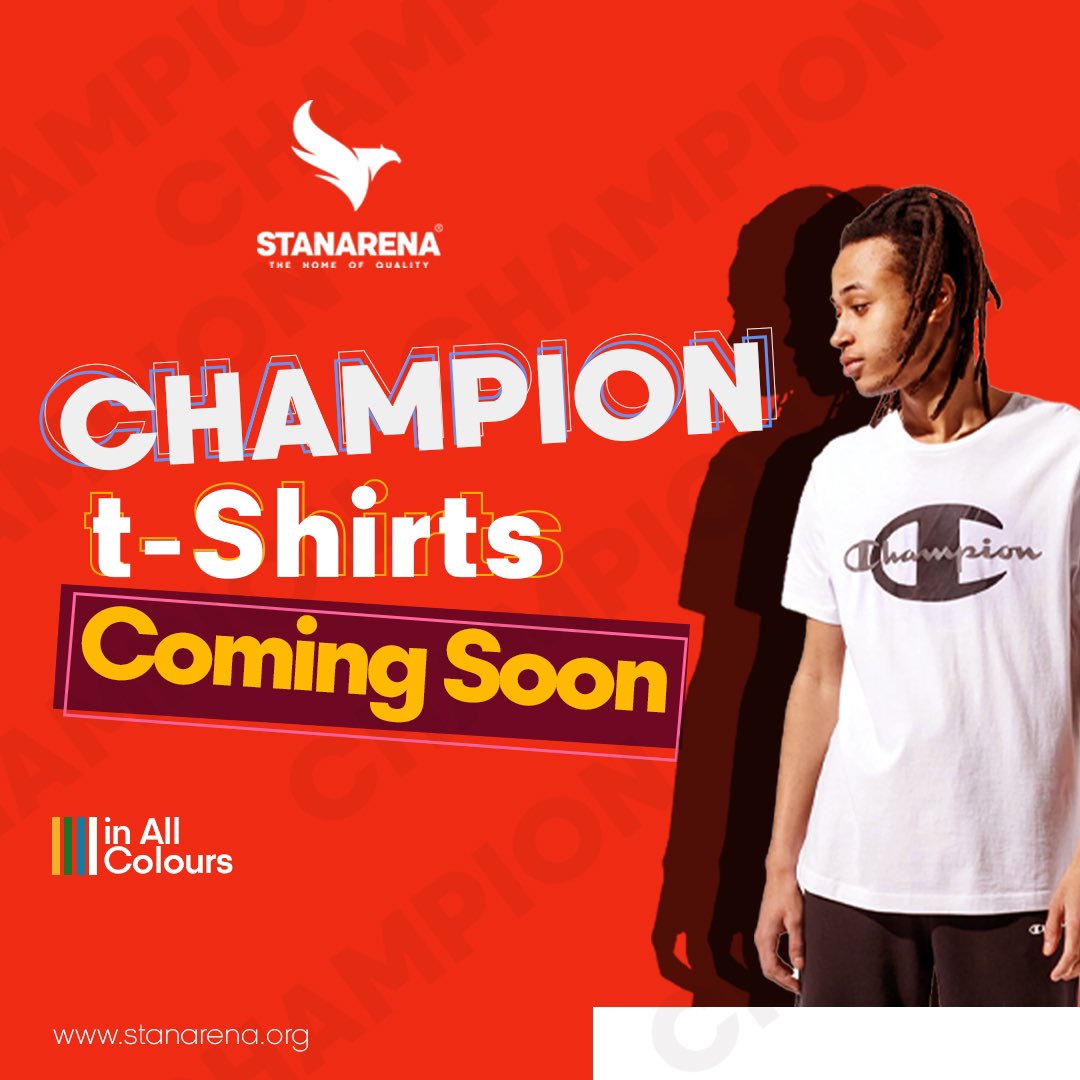 StanArena2024's tweet photo. #stanarena #Friyay #championtshirts https://t.co/6ECd7JoJze