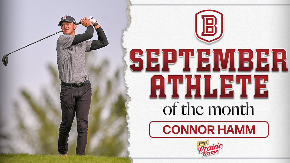 Bradley Braves Athletics (@bradleybraves) on Twitter photo You voted... the September Prairie Farms Athlete of the Month is Connor Hamm of <a href="/BUMensGolf/">Bradley Men's Golf</a> ! ποΈββοΈCongratulations π You voted... the September Prairie Farms Athlete of the Month is Connor Hamm of <a href="/BUMensGolf/">Bradley Men's Golf</a> ! ποΈββοΈCongratulations π