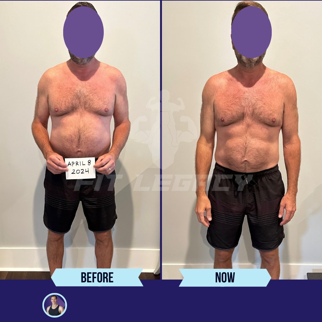 Rob_FitLegacy's tweet photo. Shred in 60 lasts 60 days (duh) so obviously it's just going to be a start for some people.

But it will teach you what you need to do and it's SUSTAINABLE.

So you can keep the progress going after.

John started to see an outline of abs coming through after 60 days.

What would you do? It all depends on your start point.