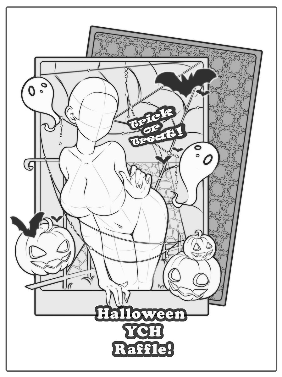💜🎃💜Spooky YCH Raffle!💜🎃💜
                     (My first YCH Raffle)

🔶Rules:
      - 1 winner (2 winners depending on participation)

🔸RT+Like+Follow
🔸Say Hi! or Post your SFW ref (optional)

💜Ends on October 16th. ¡¡Good luck!!🤞

#artraffle #Halloween #ychcommission