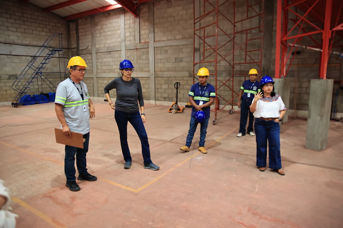 MagaGuatemala's tweet photo. #AltaVerapaz | Realizamos una visita a las bodegas del Instituto Nacional de Comercialización Agrícola (#INDECA), en Tactic, para verificar los trabajos de reparación y mantenimiento que se están realizando, ya que se utilizan para almacenar alimentos de la Reserva Estratégica de Granos Básicos.