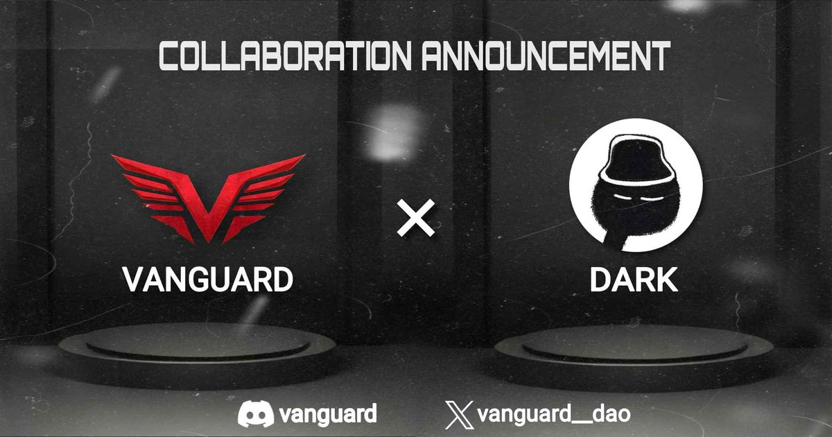 Vanguard__Dao's tweet photo. We have secured a bunch of WL for @_D__A__R__K__ 
Excited to bring more opportunitys to our members. https://t.co/aMrfKSZQoQ