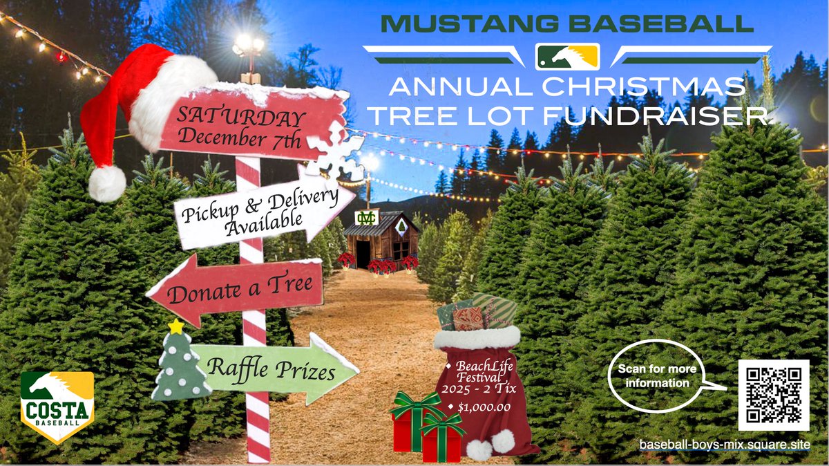 Tree Sales Start Today! 🌲⚾️💪🏼 Here's the link: baseball-boys-mbx.square.site