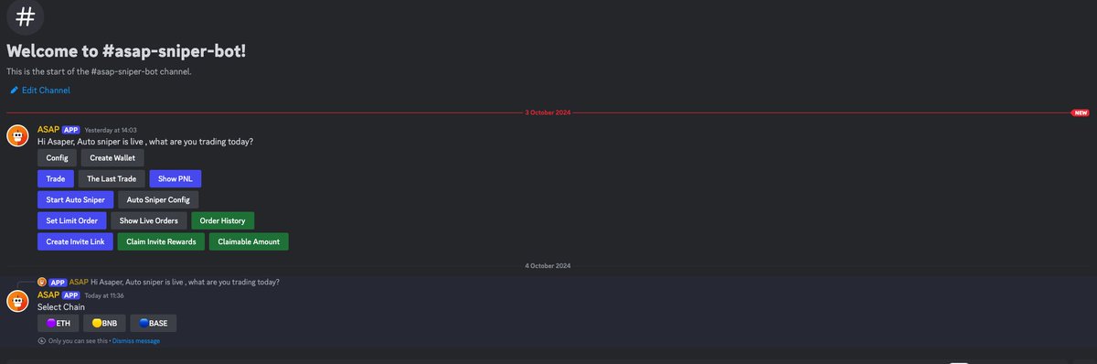 $ASAP Multi Chain + Multi Platforms.
v2+v3 dex integrated . 
delayed ai alerts + twitter alerts upgrades incoming soon.
