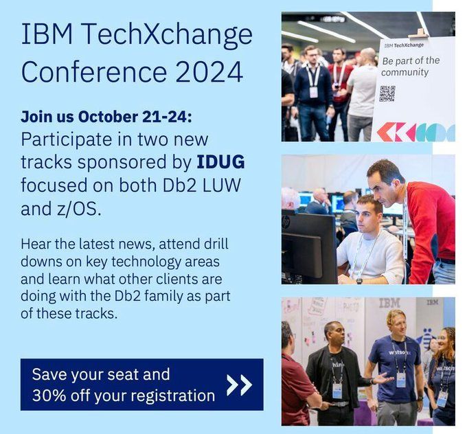 IDUG - The International Db2 Users Group tweet media