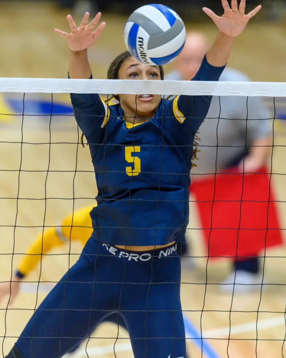 Coach_BruceJ's tweet photo. MATCH DAY… 

Can’t wait to see you and the Aggies Ball Out! Let’s get it @mayajohnsxn Top 10 CAA conference leader in blocks and hitting percentage! 

#AggiePride #BetheHammer 
🏐💙💛🔨 https://t.co/ox4iiS1MDc