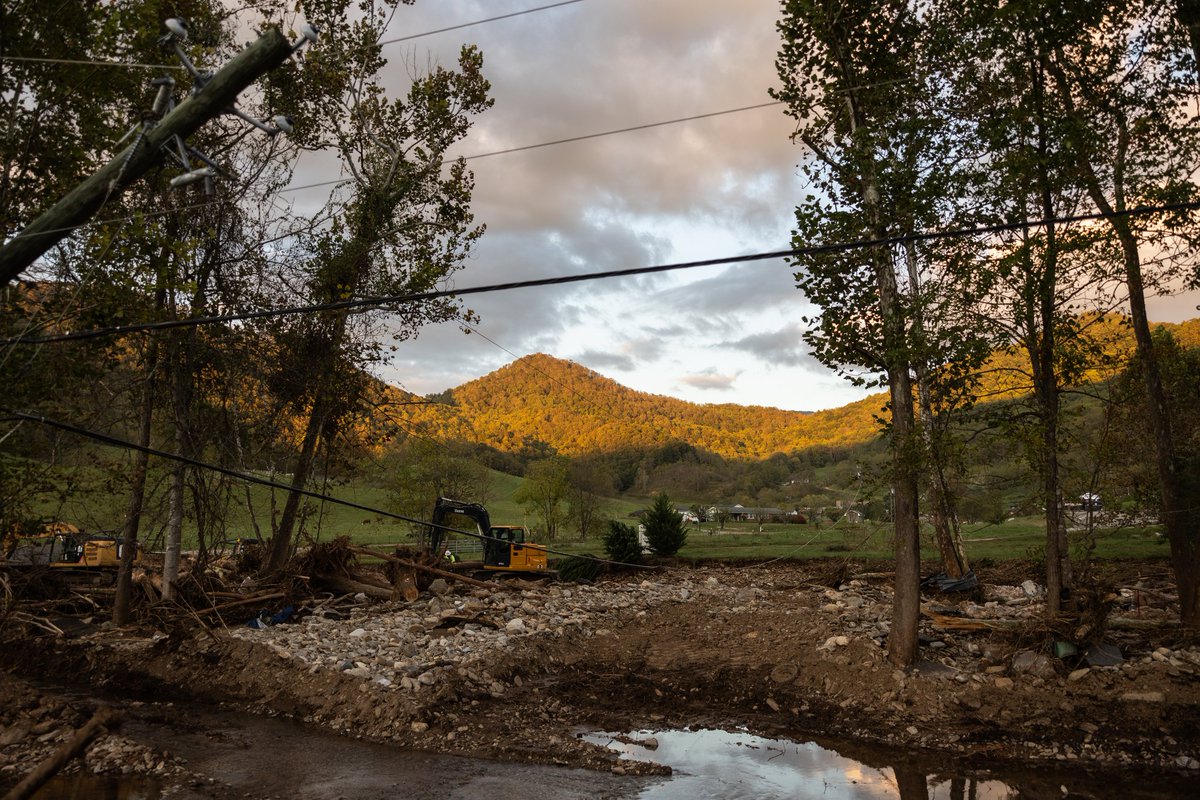 I saw so much more than just the destruction in WNC. I saw how truly beautiful and resilient North Carolina is. At the end of the day, all we really have is community and we have no shortage of it. Even in the most remote hollers, you can count on someone coming to help rebuild.