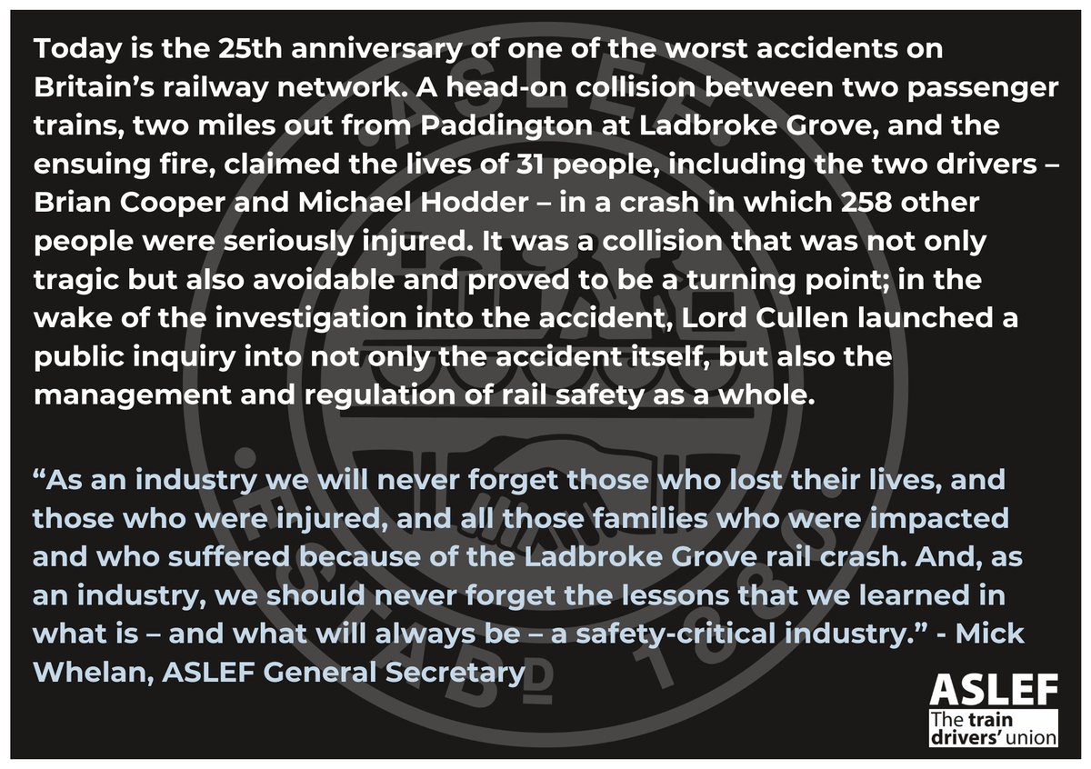 ASLEF tweet media