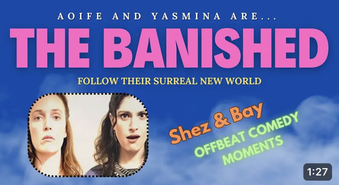 #Quirky #Offbeat #comedy moments from our 🎥 sketch pad; testing new ideas, creating simple scenes with what we have to hand, &amp; generally having a giggle🤭 
Currently ‘THE BANISHED’
Instagram: <a href="/ShezAndBay/">Shez & Bay</a>
YouTube: youtube.com/@shezandbay?fe…
#fantasy #sketch #wacky #surreal #actress