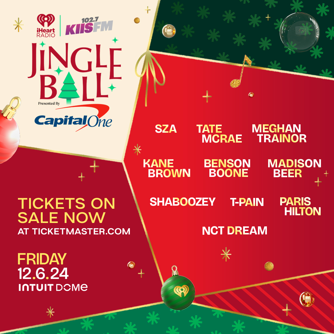 102.7 KIIS FM (@1027kiisfm) on Twitter photo 🚨 #KIISJingleBall tickets are ON SALE NOW! 🎁🎄It's going down 12/6 at the <a href="/IntuitDome/">Intuit Dome</a>! 😍 Get your tickets here: ihr.fm/LAJBTickets2024 ✨ 🚨 #KIISJingleBall tickets are ON SALE NOW! 🎁🎄It's going down 12/6 at the <a href="/IntuitDome/">Intuit Dome</a>! 😍 Get your tickets here: ihr.fm/LAJBTickets2024 ✨
