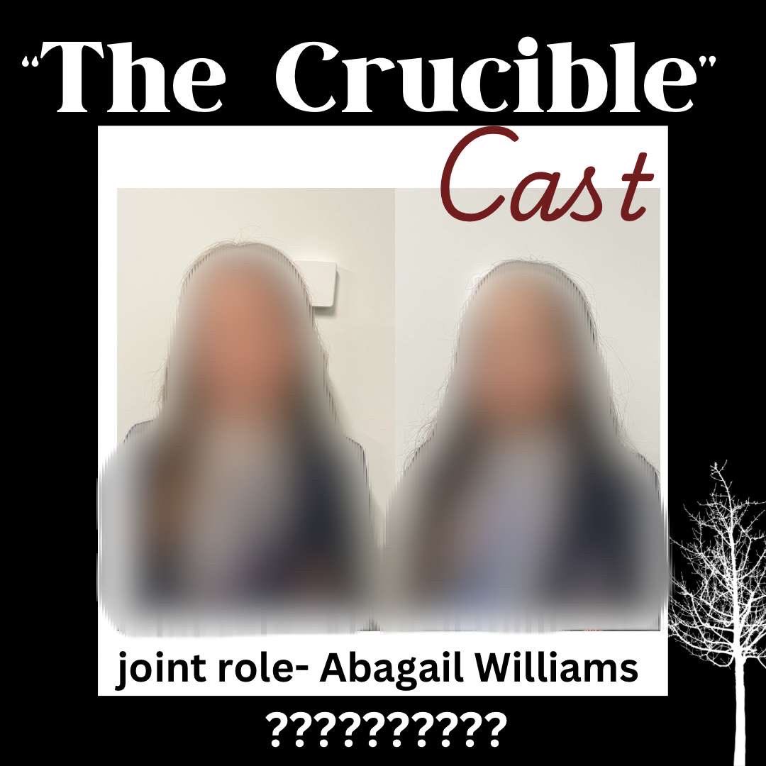 Let's get ready for the Big Reveal! 👀🌟
 
Can you guess who our joint actors are for the role of Abagail Williams. Who will they be ???
 
Stay tuned for the big announcement tomorrow!!