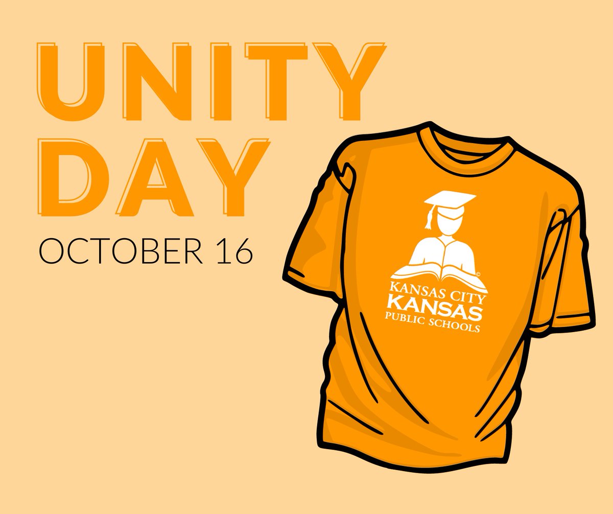October 16th is Unity Day! We encourage all of our students and staff to wear orange to stand against bullying and to promote acceptance, kindness and inclusion. #BetterEveryDay