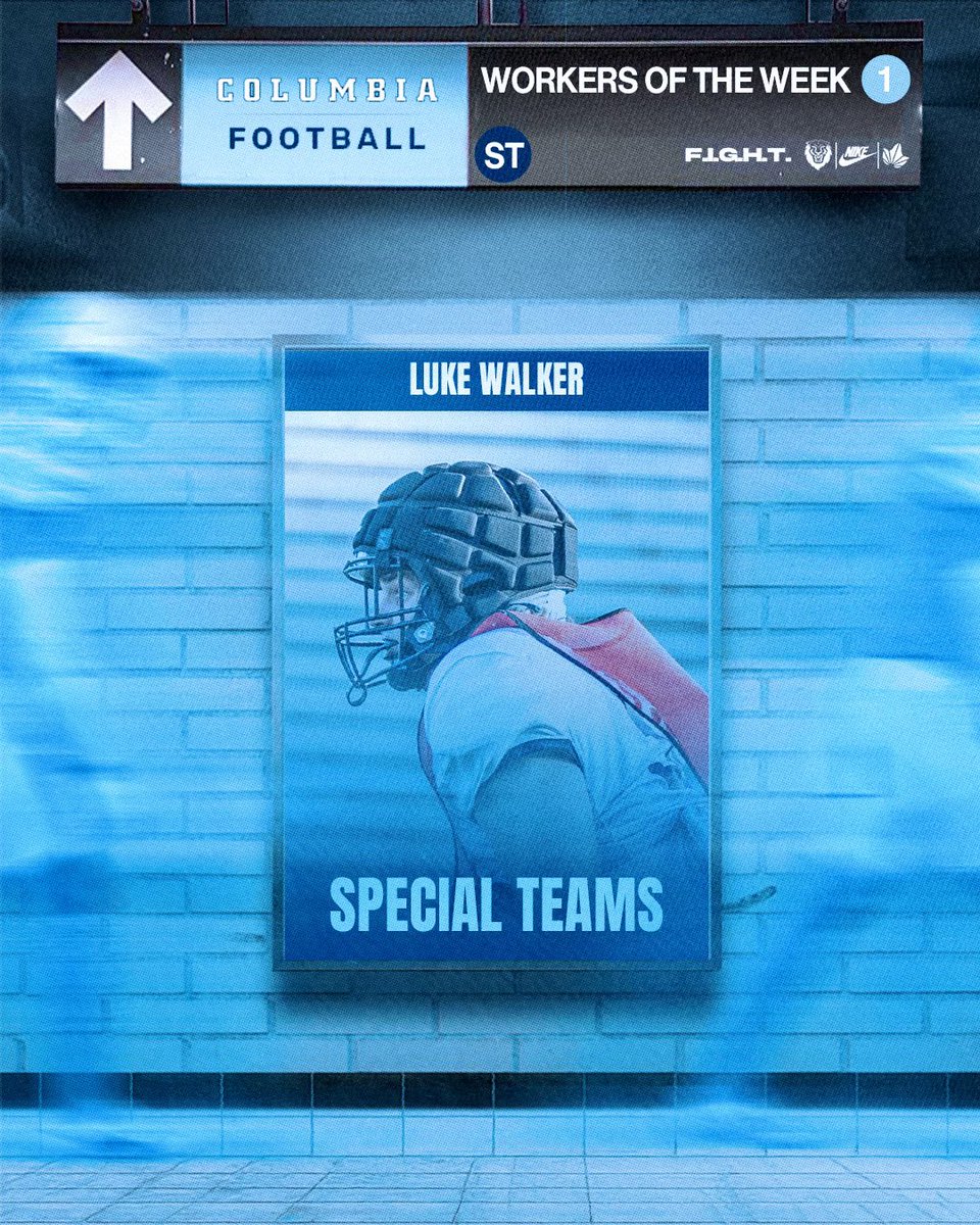 These guys went above and beyond this week preparing us for our game! 

Offense 🦁 - Charlie Slavik
Defense &amp; Special Teams 🦁- Luke Walker 

F.I.G.H.T. 

#RoarLionRoar 🦁  //  #OnlyHere 🗽