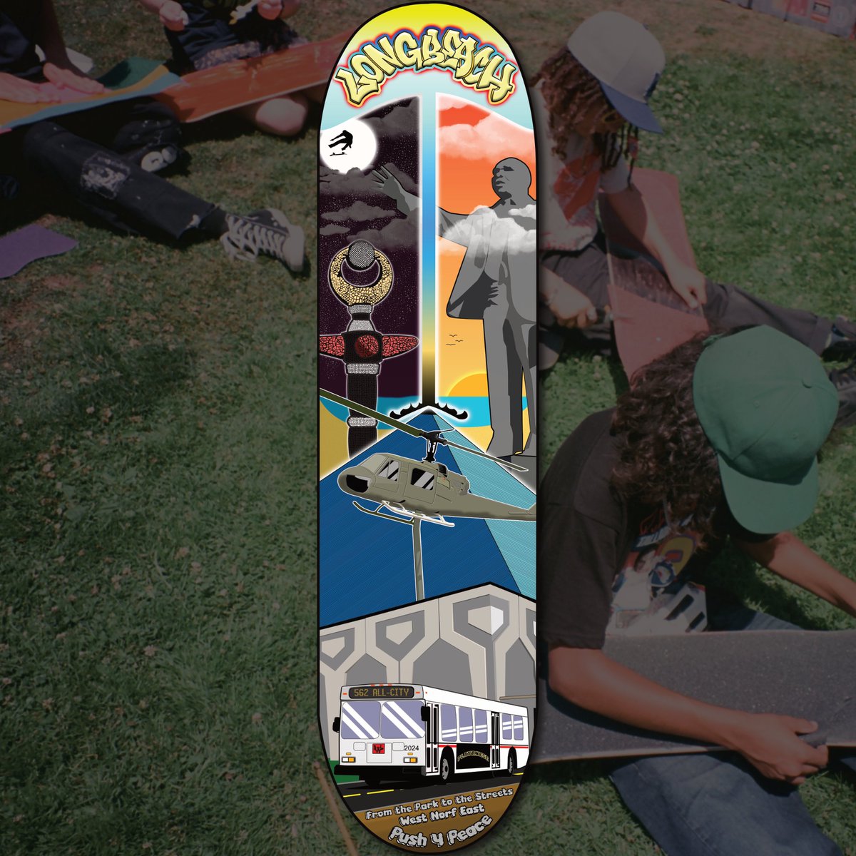 longbeachcounty's tweet image. New Long Beach "All City" Skateboards are live on the website: longbeachcounty.com/product/long-b… 

Only have a few available for sale. Every deck sold goes to making sure local youth can keep skating and stay out of trouble 🛐. LB takes care of its own🫡.