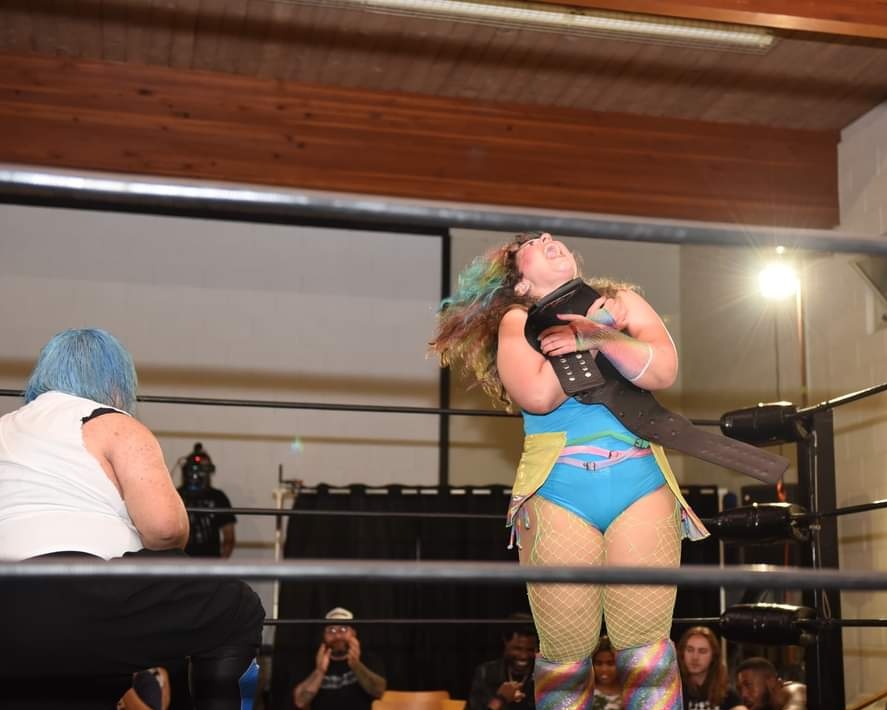 HI_ImLAurEL's tweet photo. @CBPWAcademy @FuerzaLives @ProWilldy @_kristara @krystalmoon_pw @blkwdxvx @CharlieTiger_ @rajanhusher @GenGagnePW @KatrinaCreed What did I tell you!! 😁
We walked in with no titles, and walked out YOUR 2 TIME  CROSSBODY PRO WRESTLING TAG TEAM CHAMPIONS!!! 
😁😁😁🏆🏆🏆🏆🏆😁😁😁😁 https://t.co/HnnuFsCcks