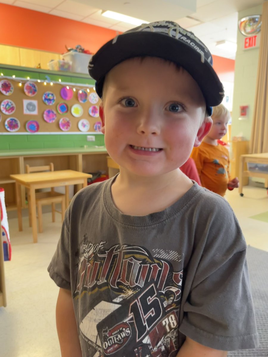 Our star of the day shared that he has a brother AND a sister and mom makes the best perogies!