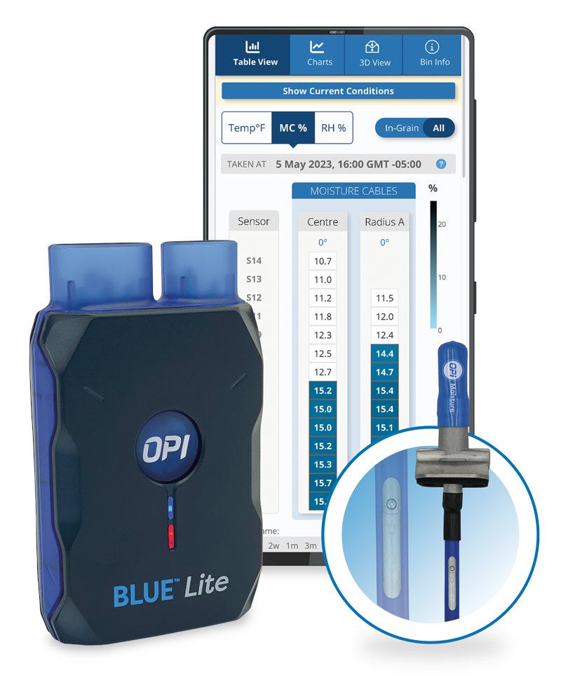 OPIAgSolutions's tweet photo. Why did we develop Blue Lite handheld grain monitor? Some people like to keep their technology simple; some aren't for full monitoring. Blue Lite is pocket-sized & easy to use. Find complete details here: https://t.co/2nT8j1joBF
#grainbin #grainstorage #grainmonitoring #BlueLite https://t.co/bNczTAZ8iA