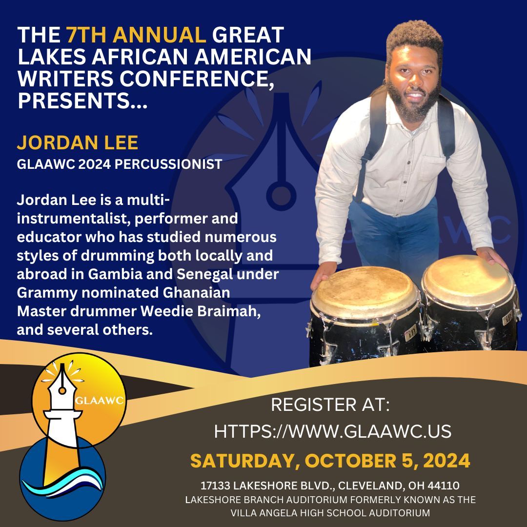 Introducing our GLAAWC 2024 percussionist!

Jordan Lee is a multi-instrumentalist, performer and educator who has studied under Master Drummers across the globe. 

We hope you can make this world-class performance! Register for the conference on our site: buff.ly/3MVCyBL