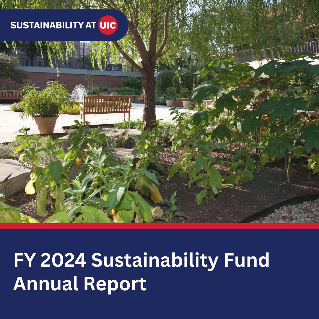 Check out the FY 23-24 Sustainability Fund Annual Report, highlighting innovative projects. 

Visit go.uic.edu/SFto learn more about the Sustainability Fund and view the latest report.

#UIC #SustainabilityatUIC #SustainableUIC
