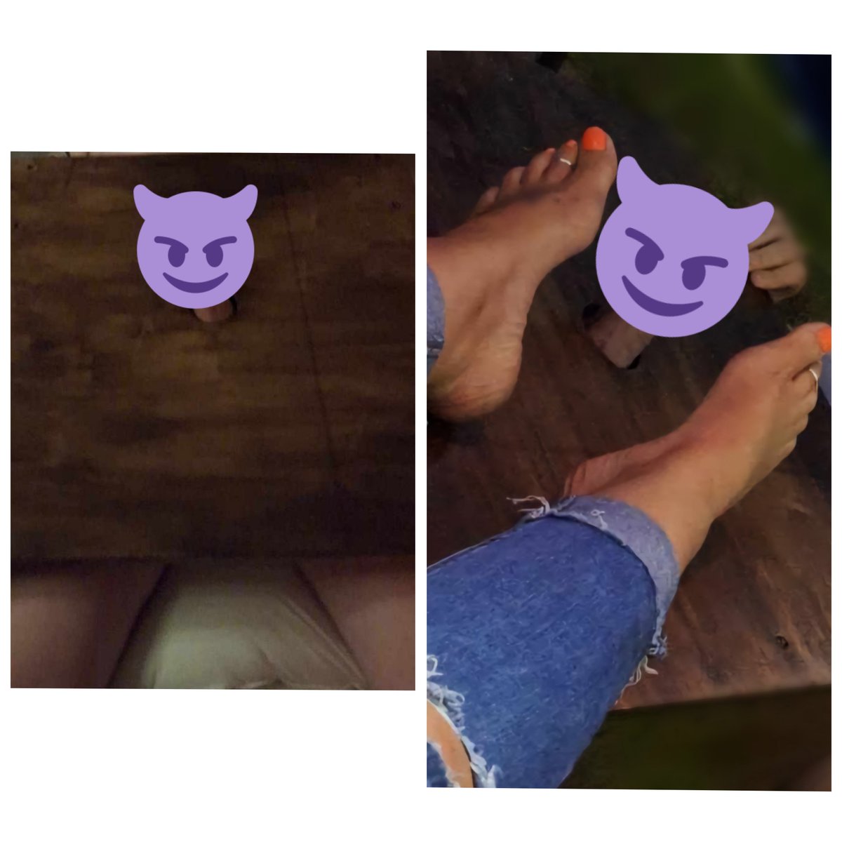 Perfectsize61's tweet photo. @footgoddes2608 100% ❤️ cockbox is always fun . 
I'm so happy to see someone else who's Bf is also their foot slave 🫢 https://t.co/pO8U3ASJz1