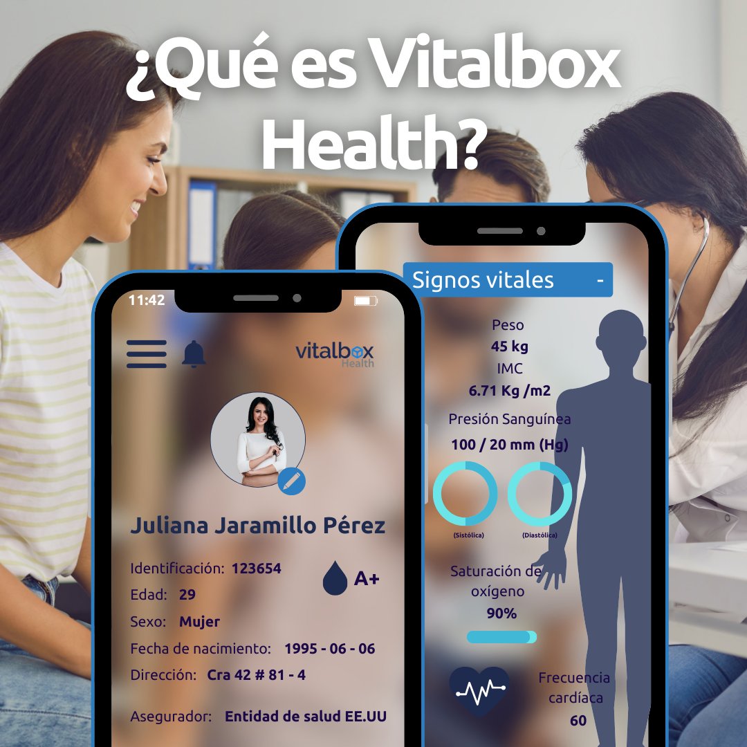 Vitalbox_'s tweet photo. ¿Sabías que puedes gestionar todo tu perfil de vida desde nuestra app? 💡
Vitalbox Health te ayuda a llevar el control de tu salud y mucho más, todo desde nuestra app 📲.
Descarga la app y crea tu perfil de vida YA! 😉 https://t.co/kVN2IMWQZf
