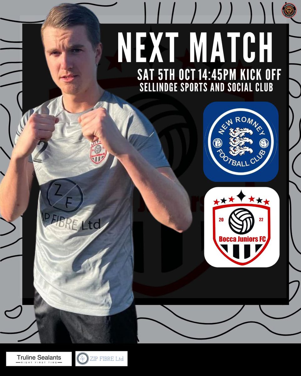 Next Up For Bocca

An Away Trip To New Romney Reserves Awaits, The Home Side Have Started The New League Campaign With A 100% Record With 4 Wins From 4

Bocca Sit Top Currently Unbeaten So Tomorrows Match Up Proves To Be One You Don’t Want To Miss

#UpTheBocca❤️🖤