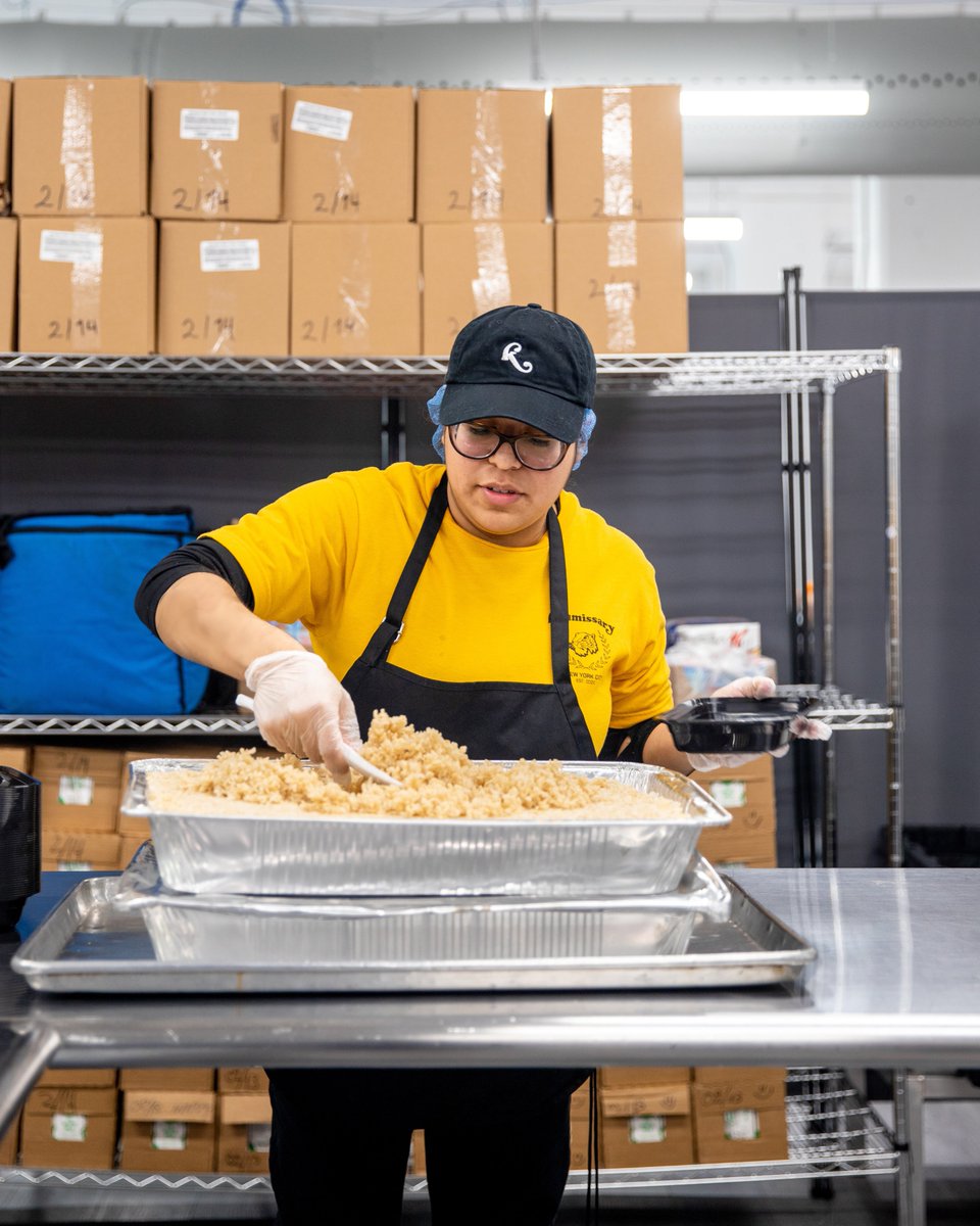 Every meal starts with a solid foundation. Today, it’s rice—tomorrow, it’s hope. Our Kommissary team carefully preps nutritious meals, tray by tray, to nourish and uplift our New York City communities. #FeedingNYC #KommissaryCares #CommunitySupport #NourishingNYC
