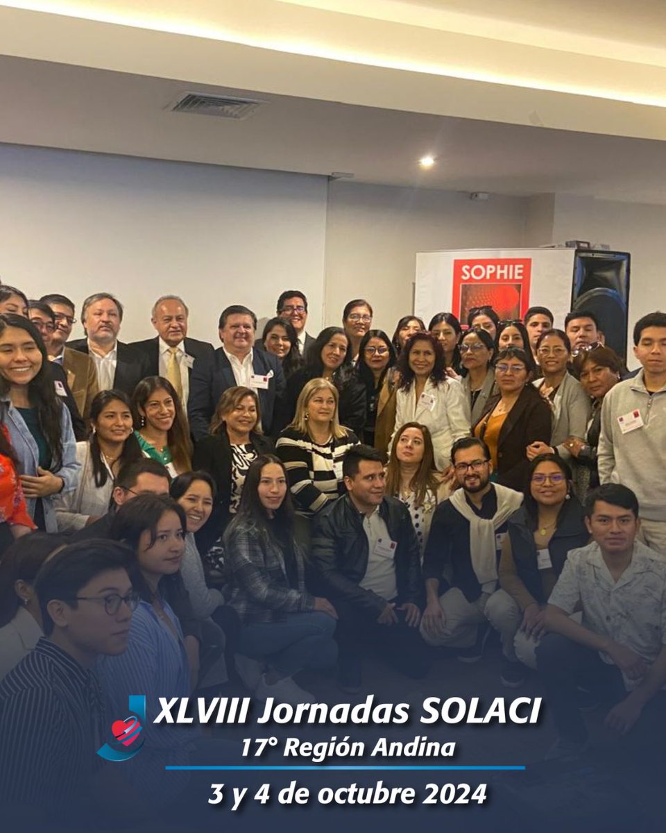 solaci_online's tweet photo. ✅ Seguimos disfrutando las XVIII Jornadas Regionales de SOLACI en Arequipa, Perú.

#cardiologia #cardiologiaintervencionista #hemodinamia #SOLACI #SOPHIE https://t.co/71MlMzM52o
