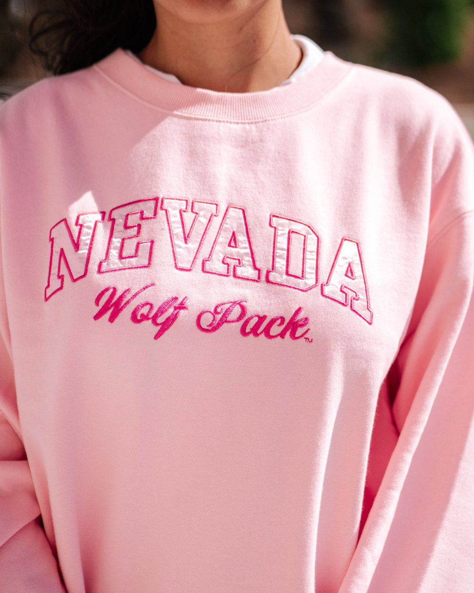 NevadaWolfPack's tweet photo. Happy #WolfPackFridays 🥳

Visit @sandboutfitters and get ready for the Fall with the Wolf Pack Cheer Crew 💗

🔗 https://t.co/4oB7EIMh1V 

#BattleBorn https://t.co/E8QbppoExX