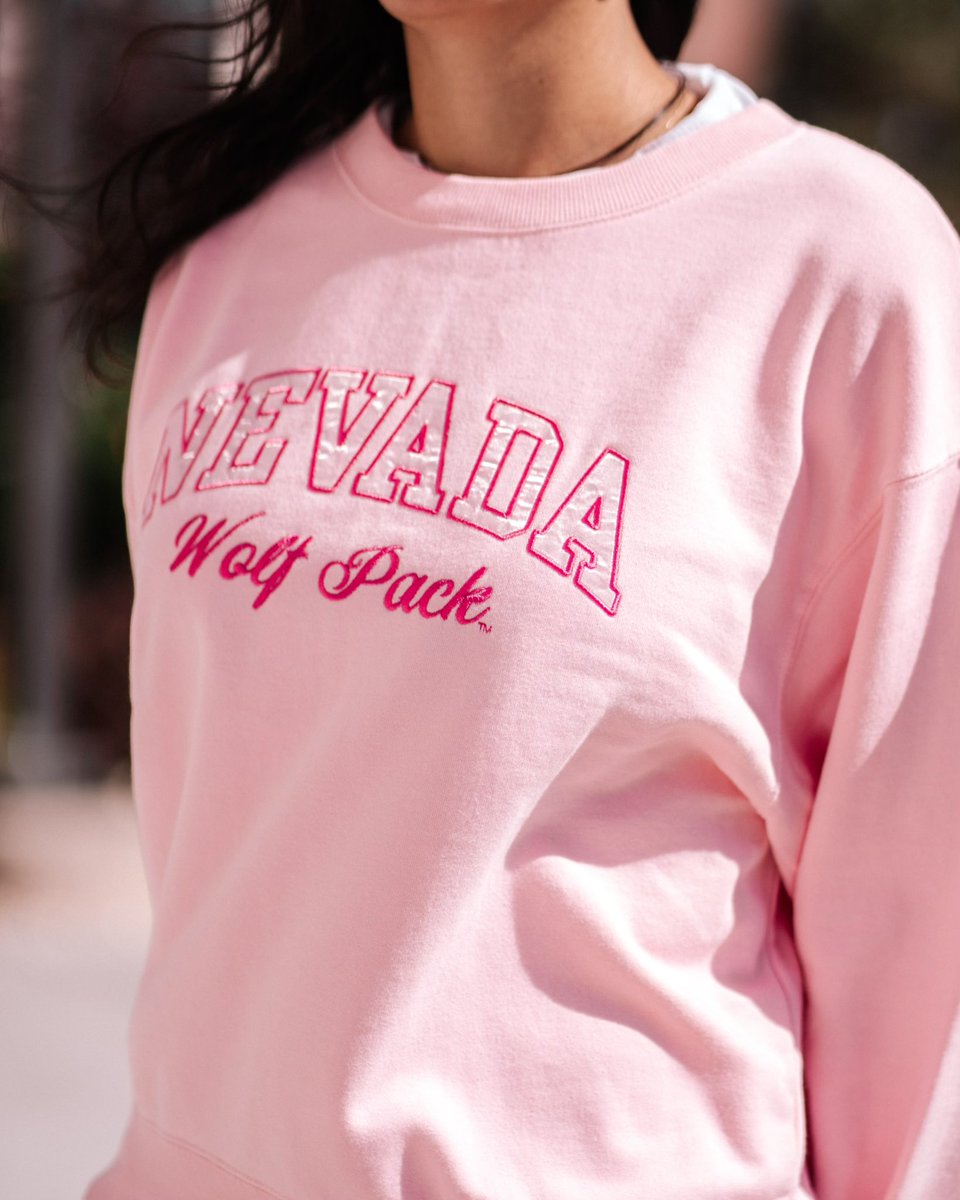 NevadaWolfPack's tweet photo. Happy #WolfPackFridays 🥳

Visit @sandboutfitters and get ready for the Fall with the Wolf Pack Cheer Crew 💗

🔗 https://t.co/4oB7EIMh1V 

#BattleBorn https://t.co/E8QbppoExX
