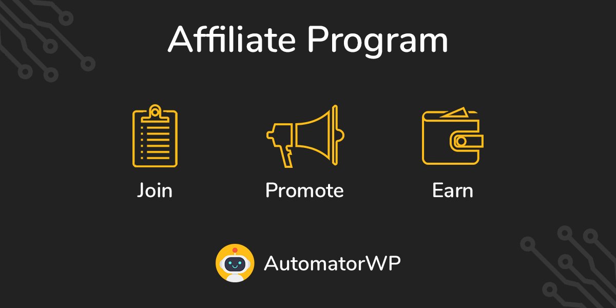AutomatorWP's tweet photo. Do you want to earn a few bucks talking about #NoCode #automation on #WordPress? Then you should take a look to our #affiliate program
You can get a stunning commission by promoting #AutomatorWP!
More info: π
https://t.co/6ree1mfBlV https://t.co/DYkBQtk9I8