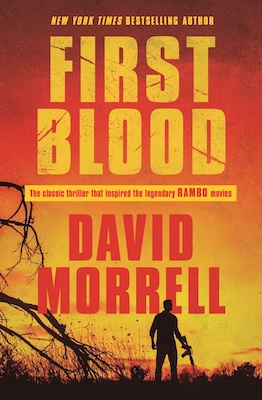 FIRST BLOOD was my first novel. It was published in 1972 and amazingly has never been out of print. The RAMBO page on my website has lots of background information, plus rare photos and posters.
davidmorrell.net/rambo