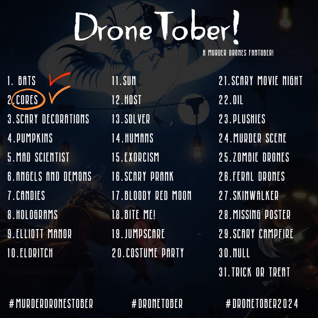 Okay, I managed to draw a second theme today heh 
COREEEEE
#md #murderdrones #dronetober #UziDoorman