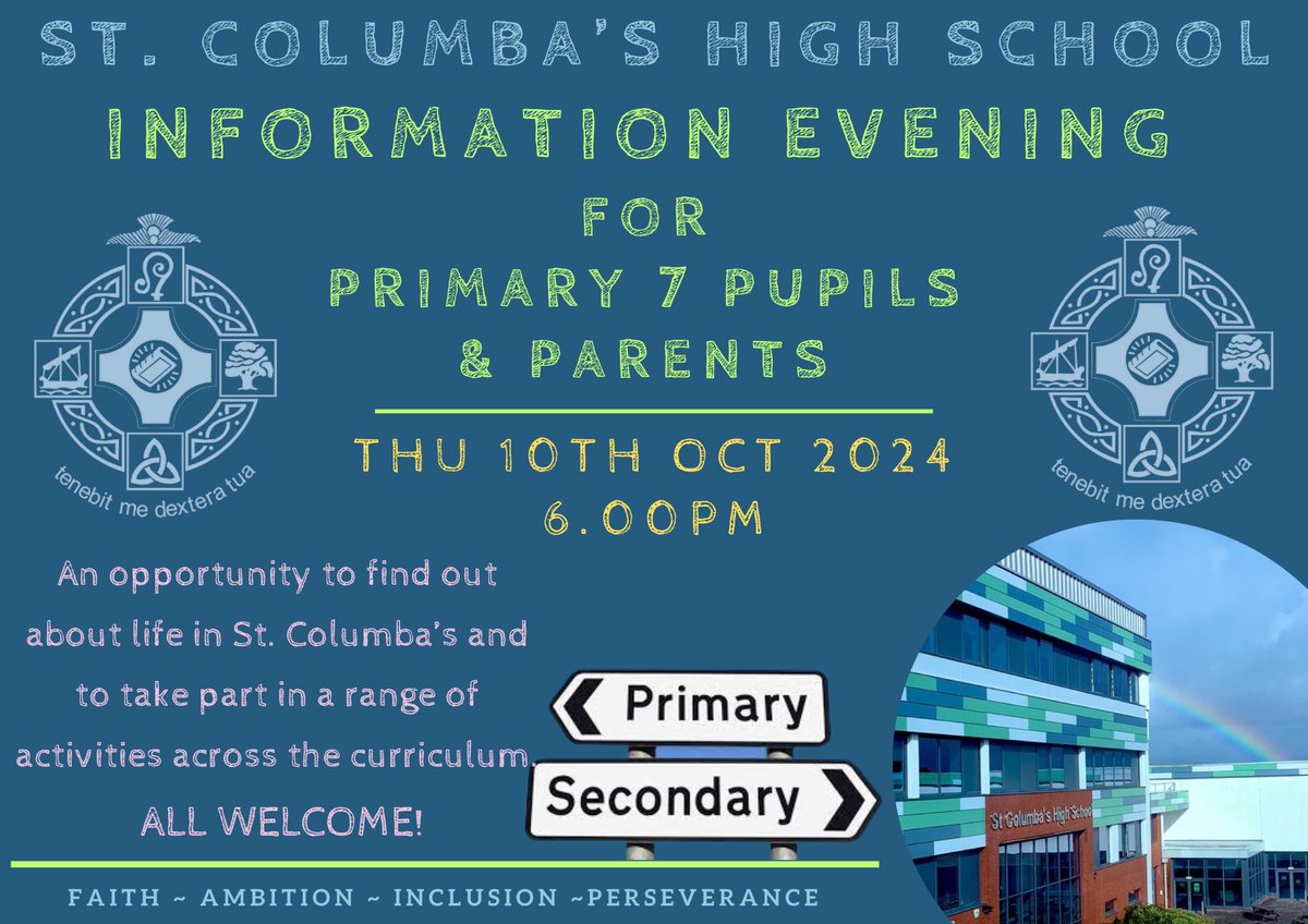 Looking forward to our open evening on Thursday! There will be a short information session followed by tours of the school with a range of activities to participate in. 
All welcome!🤗