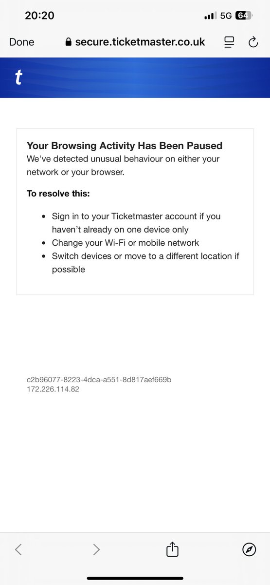 LivPoolLunches's tweet photo. @sunshineaston Ticketmaster is the worst! Grrrr https://t.co/YD0sr0Bxqk