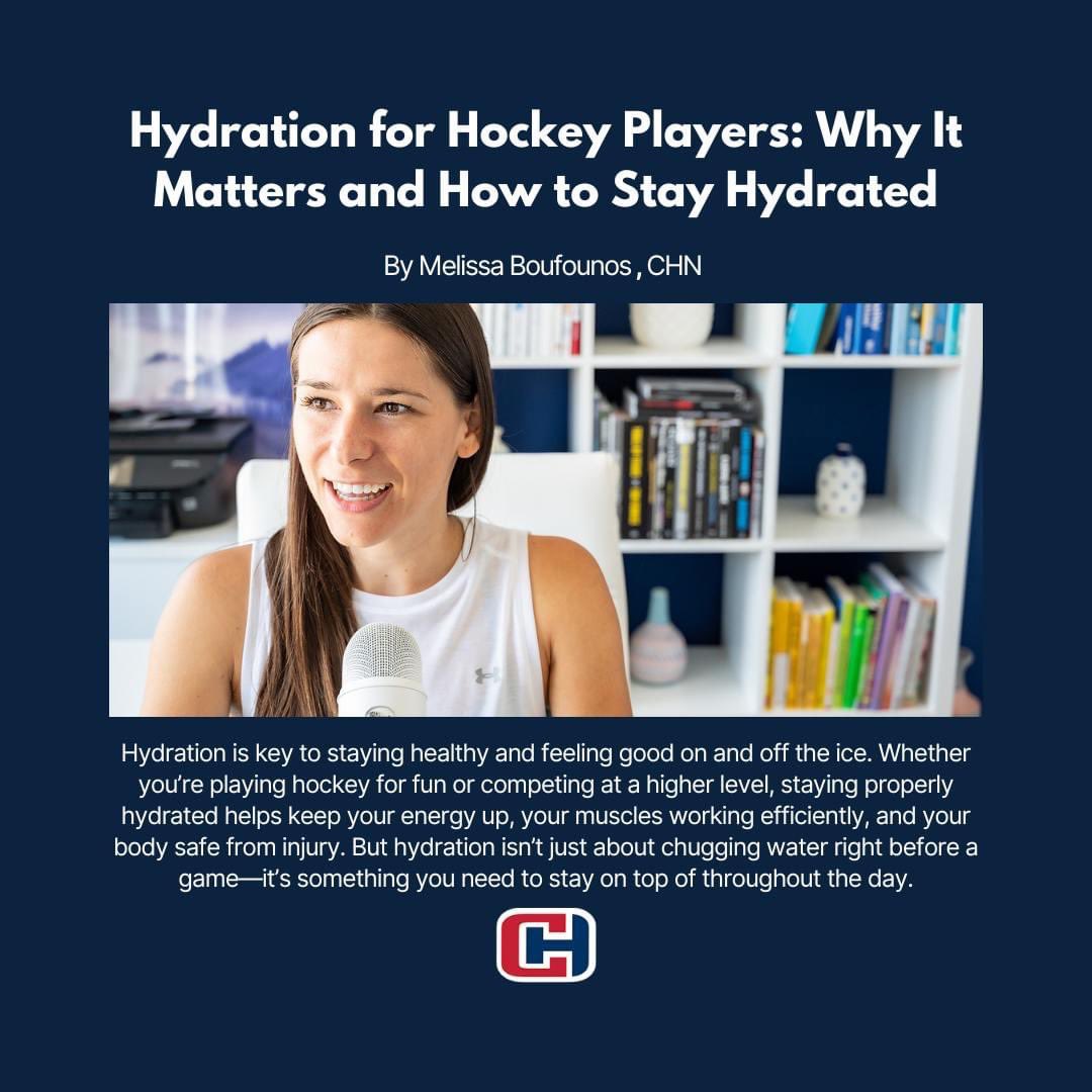 Hydration is key to staying healthy and feeling good on and off the ice. Whether you’re playing hockey for fun or competing at a higher level, staying properly hydrated helps keep your energy up, your muscles working, and your body safe from injury.

🗞️ carhahockey.ca/hydration-for-…