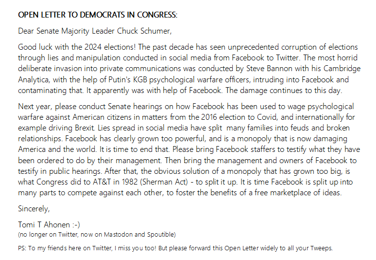 Tomi T Ahonen Moved to Post, Spoutible & Mastodon tweet media