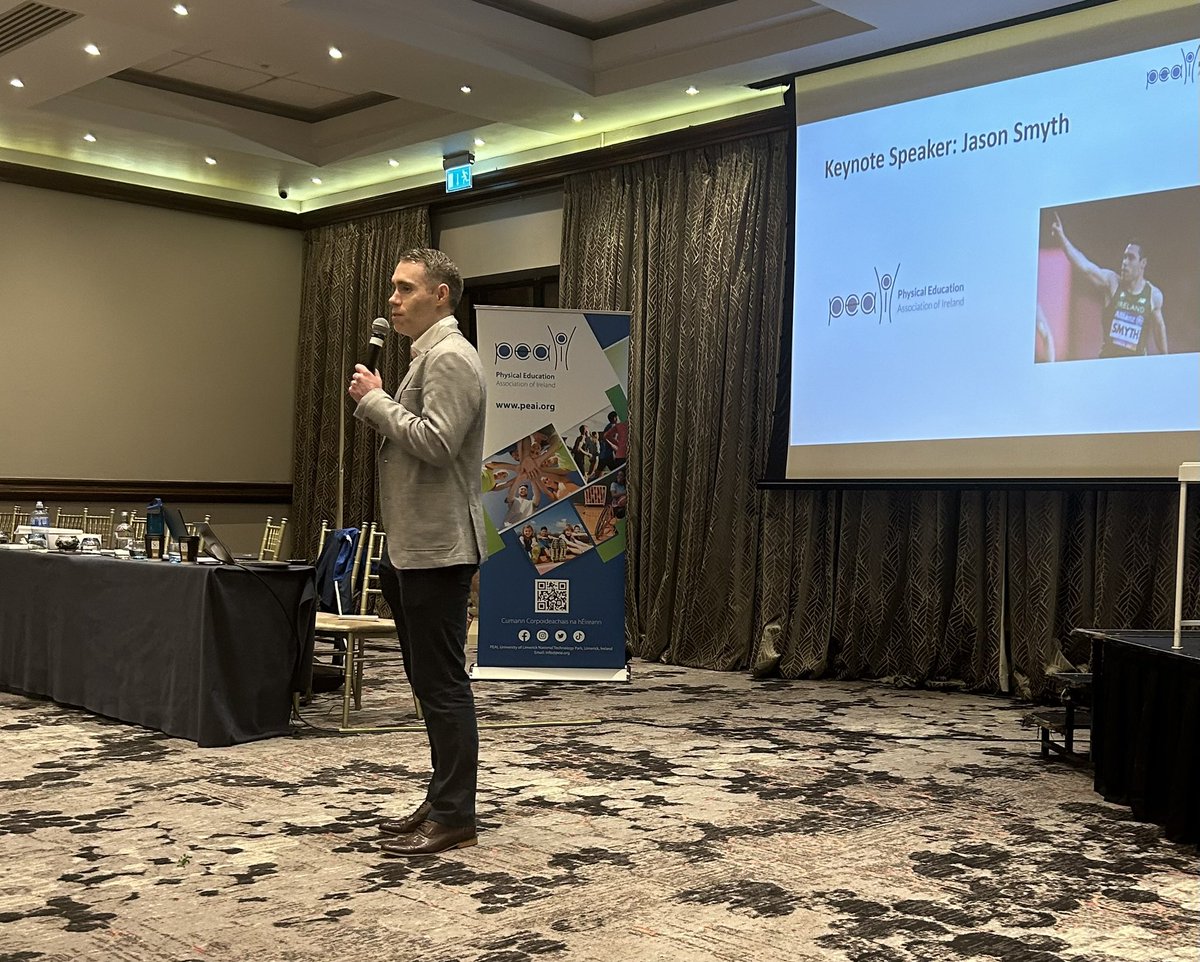 Paralympics Ireland (@paralympicsire) on Twitter photo Our Strategy Manager <a href="/smyth_jason/">Jason Smyth MBE</a> is in Limerick to address <a href="/PEAI_IRELAND/">Physical Education Association of Ireland</a> members at the Physical Education Association of Ireland Annual Conference #TheNextLevel Our Strategy Manager <a href="/smyth_jason/">Jason Smyth MBE</a> is in Limerick to address <a href="/PEAI_IRELAND/">Physical Education Association of Ireland</a> members at the Physical Education Association of Ireland Annual Conference #TheNextLevel