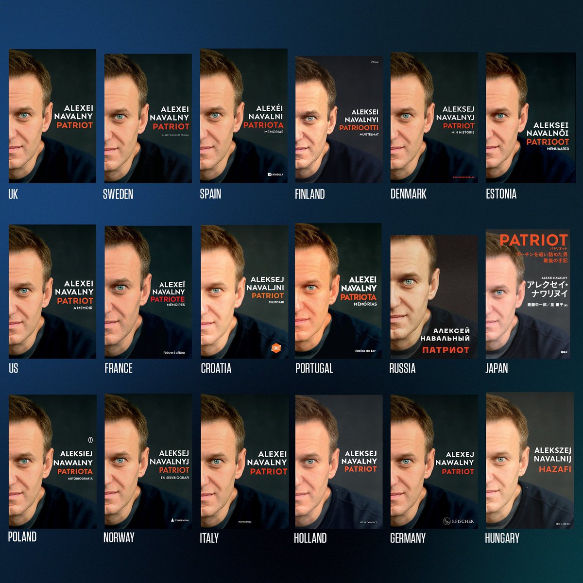 Patriot by Alexei Navalny. Around the world. 
October 22, 2024.