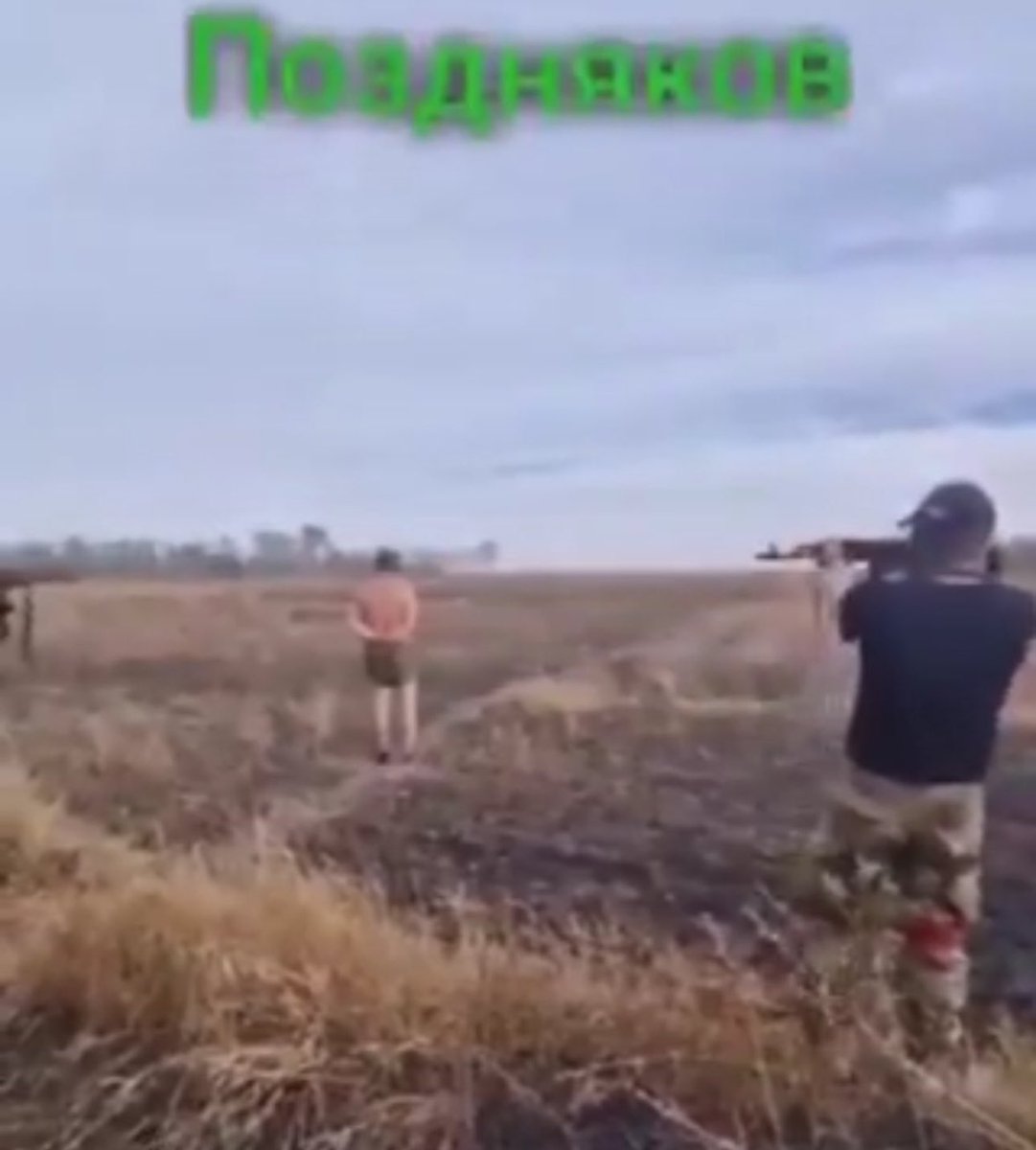 Yesterday, the Russians released a video of themselves murdering a Ukrainian soldier they had taken as prisoner of war.

The international mainstream media practically ignored the story.